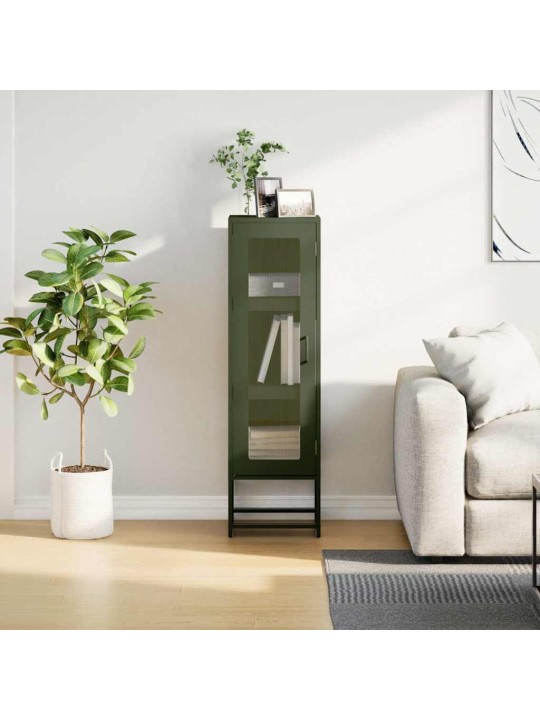 HIGHBOARD OLIVE GREEN 36X39X123 CM KÜLMVALTSITUD TERAS