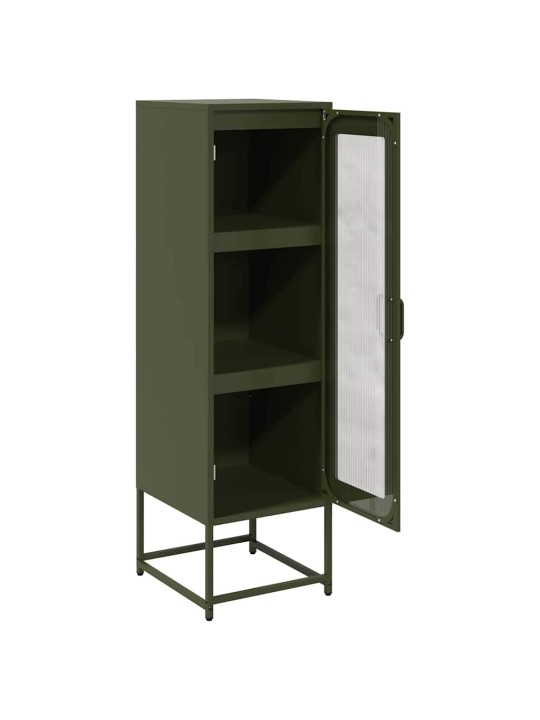 HIGHBOARD OLIVE GREEN 36X39X123 CM KÜLMVALTSITUD TERAS