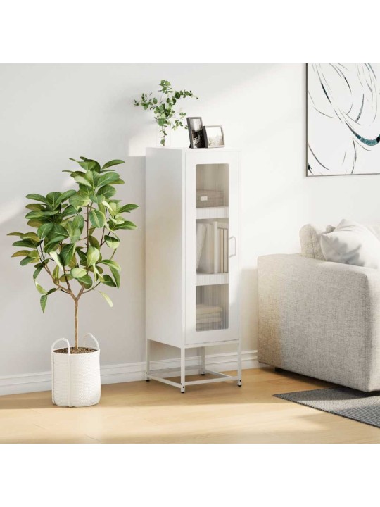 HIGHBOARD VALGE 36X39X123 CM KÜLMVALTSITUD TERAS