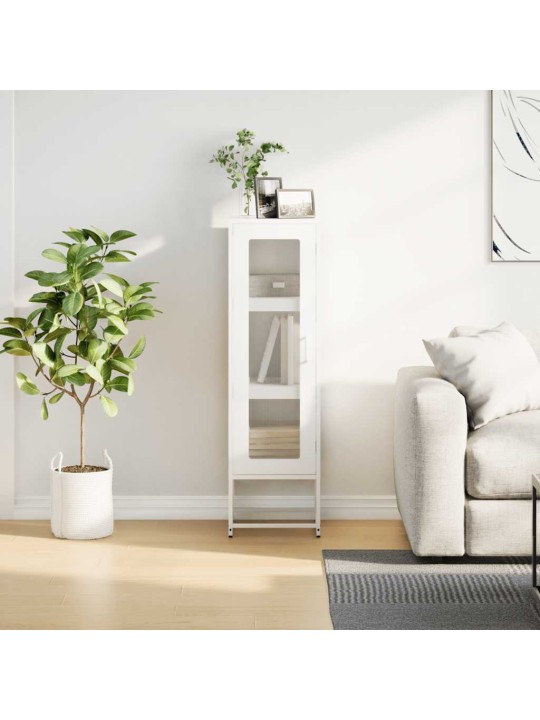 HIGHBOARD VALGE 36X39X123 CM KÜLMVALTSITUD TERAS