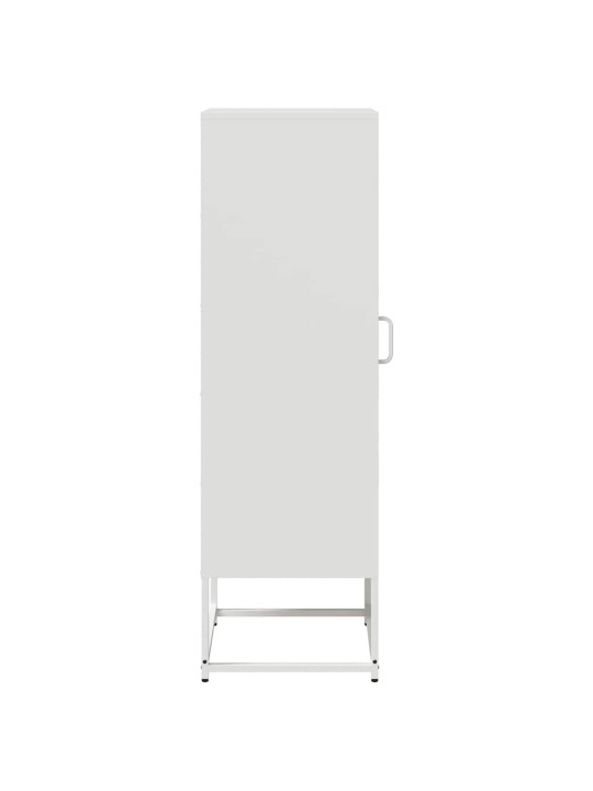 HIGHBOARD VALGE 36X39X123 CM KÜLMVALTSITUD TERAS