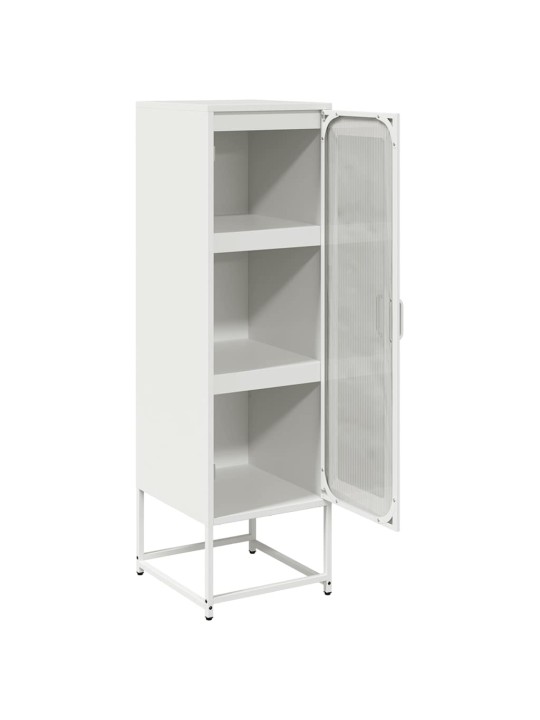 HIGHBOARD VALGE 36X39X123 CM KÜLMVALTSITUD TERAS