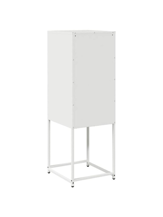 PUHVETKAPP VALGE 36X39X107 CM KÜLMVALTSITUD TERAS