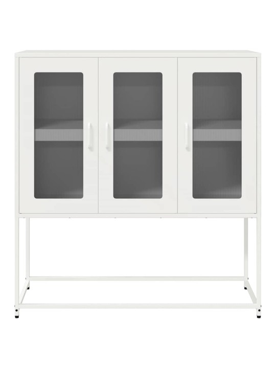 PUHVETKAPP, VALGE, 100,5X39X107 CM, KÜLMVALTSITUD TERAS