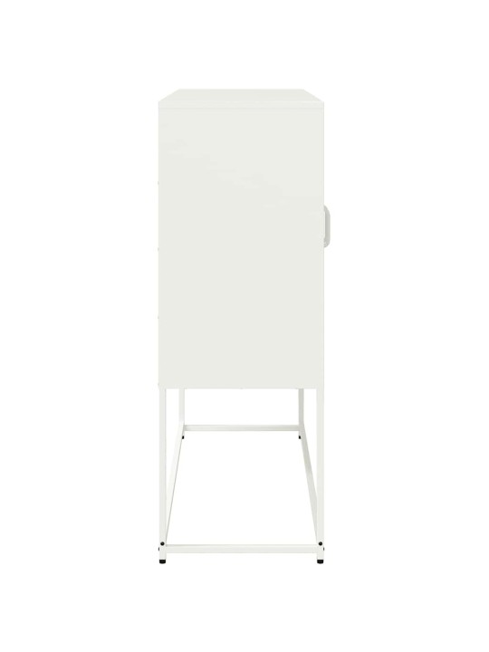 PUHVETKAPP, VALGE, 100,5X39X107 CM, KÜLMVALTSITUD TERAS