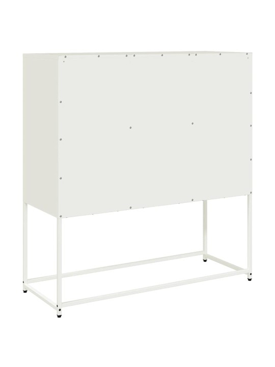 PUHVETKAPP, VALGE, 100,5X39X107 CM, KÜLMVALTSITUD TERAS