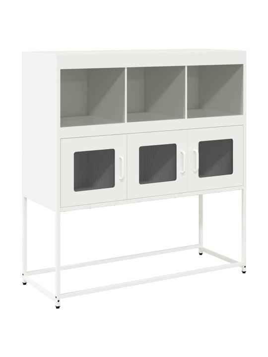 PUHVETKAPP, VALGE, 100,5X39X107 CM, KÜLMVALTSITUD TERAS