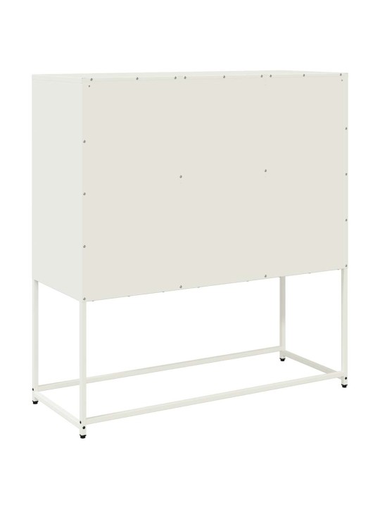 PUHVETKAPP, VALGE, 100,5X39X107 CM, KÜLMVALTSITUD TERAS