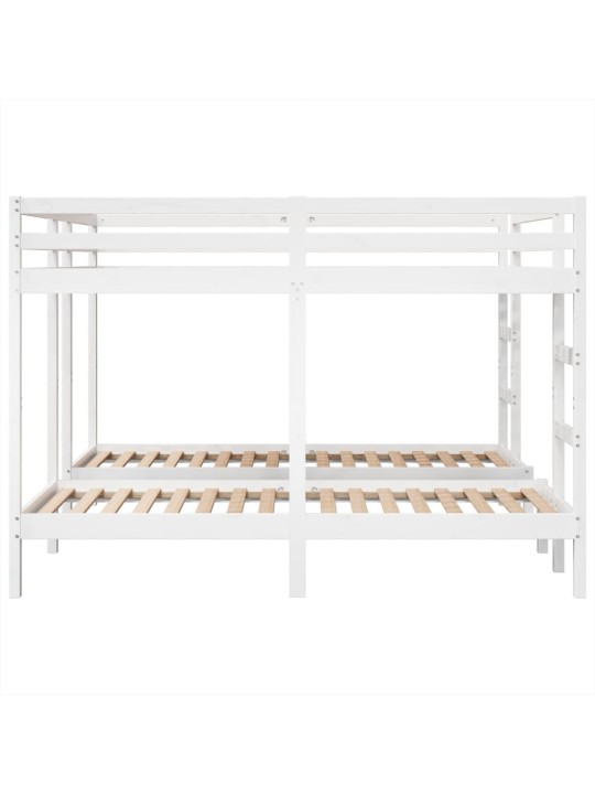 KOLMEKOHALINE NARIVOODI RAAM, VALGE 200X200/80X200 CM MÄNNIPUIT