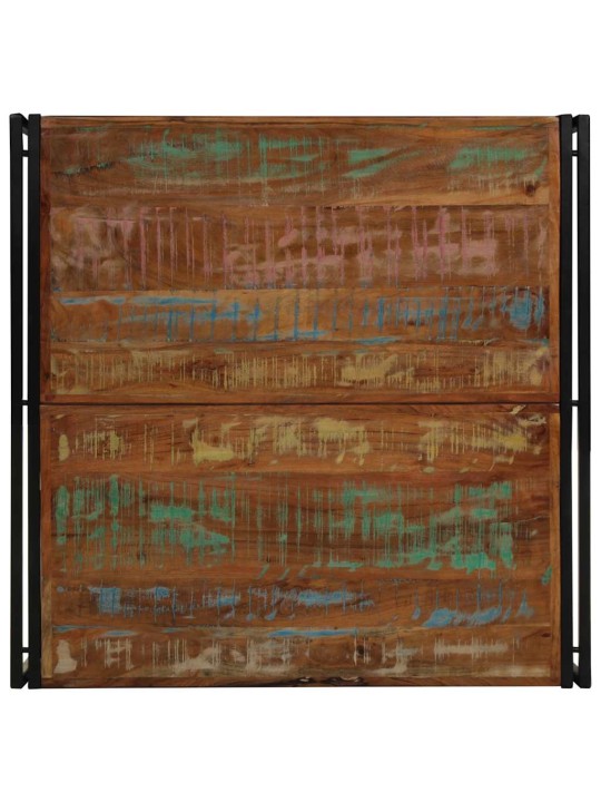 KOHVILAUD, MITMEVÄRVILINE, 100X100X35 CM, TAASTATUD PUIT