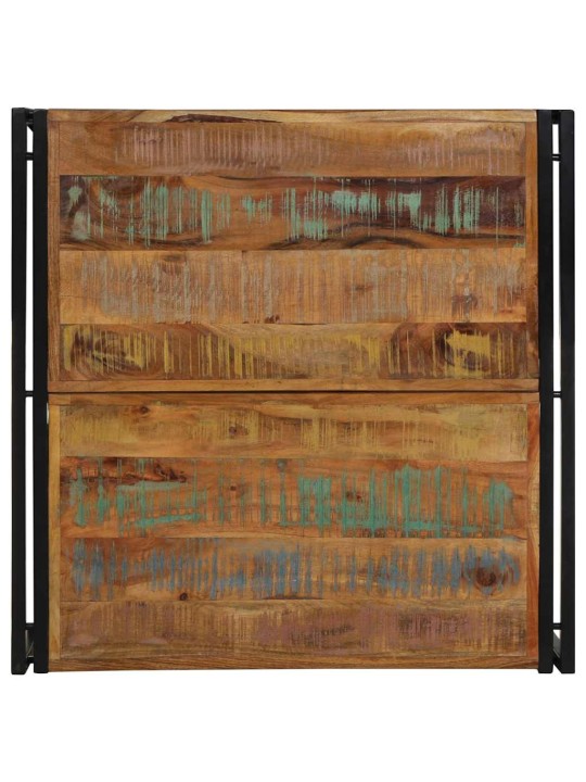 KOHVILAUD, MITMEVÄRVILINE, 80X80X35 CM, TAASTATUD PUIT