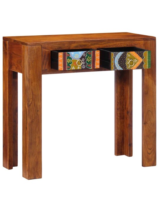 KONSOOLLAUD 80X35X75 CM TÄISPUIDUST AKAATSIA