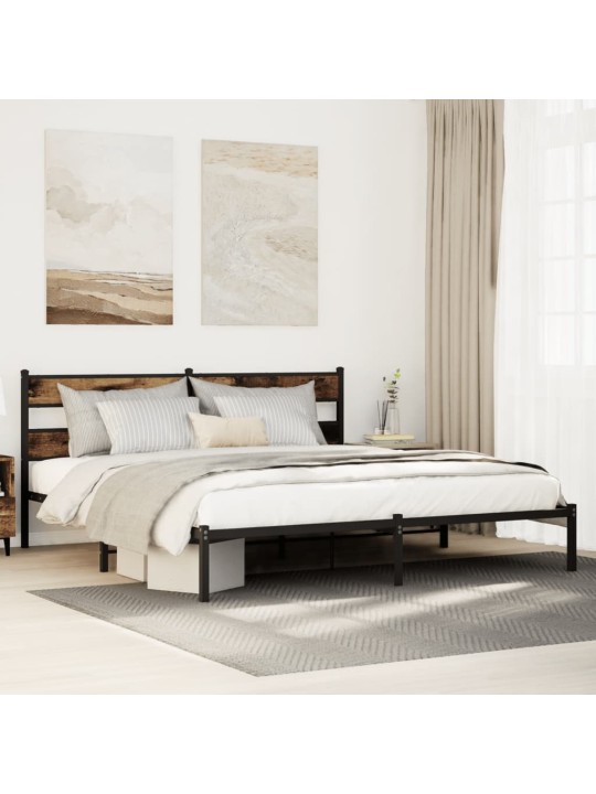 METALLIST VOODIRAAM ILMA MADRATSITA SUITSUTATUD TAMM 183X213 CM