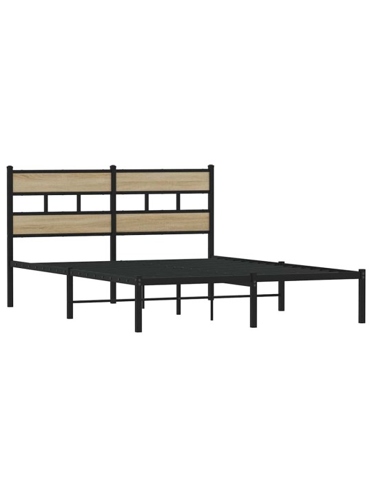 METALLIST VOODIRAAM ILMA MADRATSITA SONOMA TAMM 135X190 CM