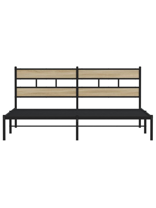 METALLIST VOODIRAAM ILMA MADRATSITA SONOMA TAMM 200X200 CM
