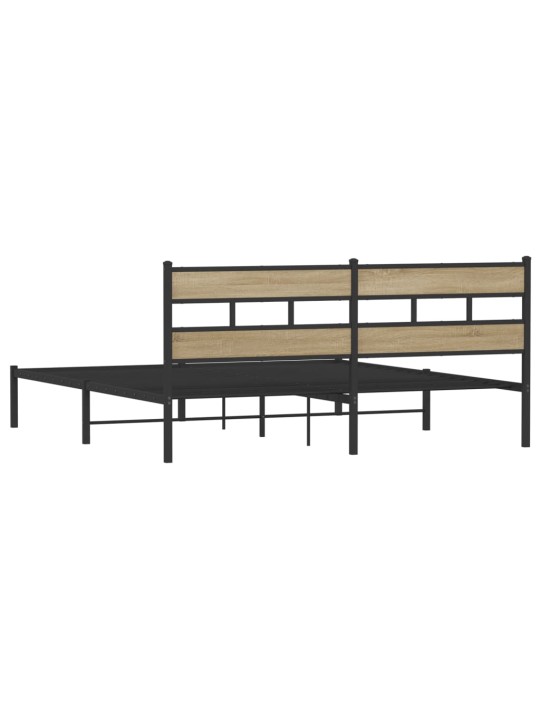 METALLIST VOODIRAAM ILMA MADRATSITA SONOMA TAMM 200X200 CM