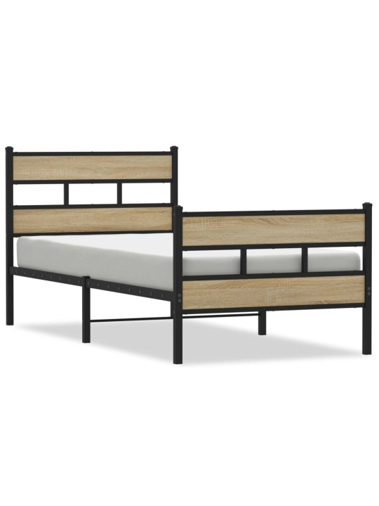 METALLIST VOODIRAAM ILMA MADRATSITA SONOMA TAMM 107X203 CM