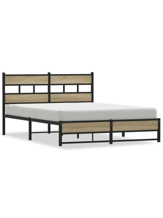 METALLIST VOODIRAAM ILMA MADRATSITA SONOMA TAMM 135X190 CM