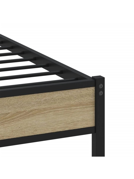 METALLIST VOODIRAAM ILMA MADRATSITA SONOMA TAMM 135X190 CM