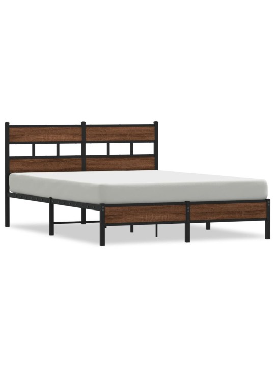 VOODIRAAM ILMA MADRATSITA PRUUN TAMM 140X200 CM TEHISPUIT