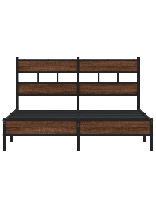 VOODIRAAM ILMA MADRATSITA PRUUN TAMM 140X200 CM TEHISPUIT