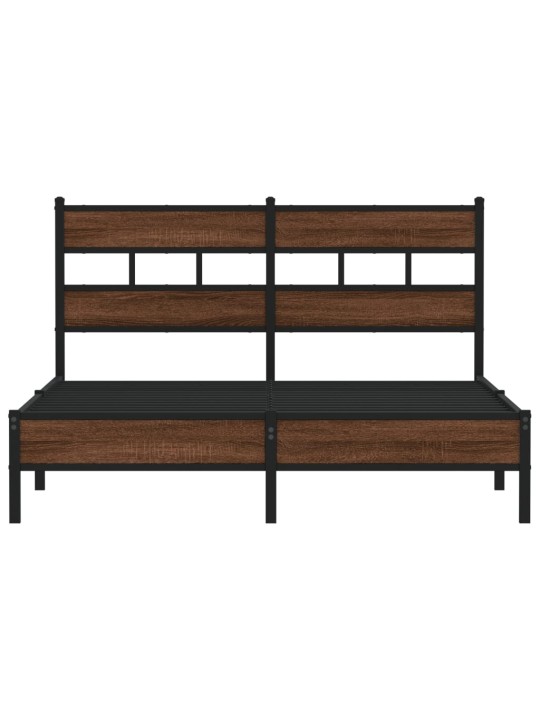 VOODIRAAM ILMA MADRATSITA PRUUN TAMM 150X200 CM TEHISPUIT