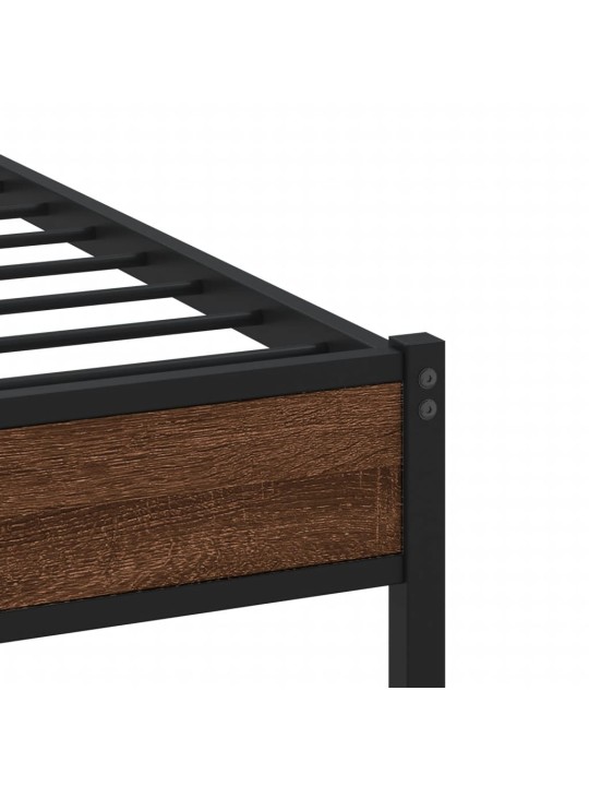 VOODIRAAM ILMA MADRATSITA PRUUN TAMM 150X200 CM TEHISPUIT