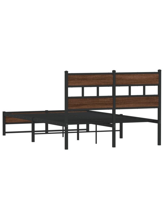 METALLIST VOODIRAAM ILMA MADRATSITA PRUUN TAMM 120X190 CM