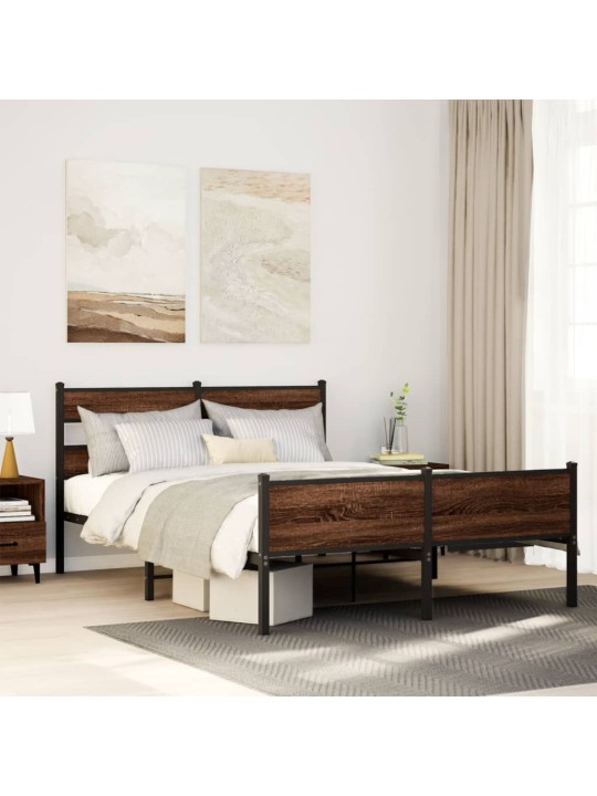 VOODIRAAM ILMA MADRATSITA PRUUN TAMM 137X190 CM TEHISPUIT