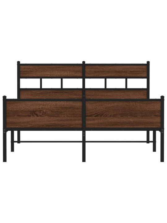 VOODIRAAM ILMA MADRATSITA PRUUN TAMM 140X190 CM TEHISPUIT