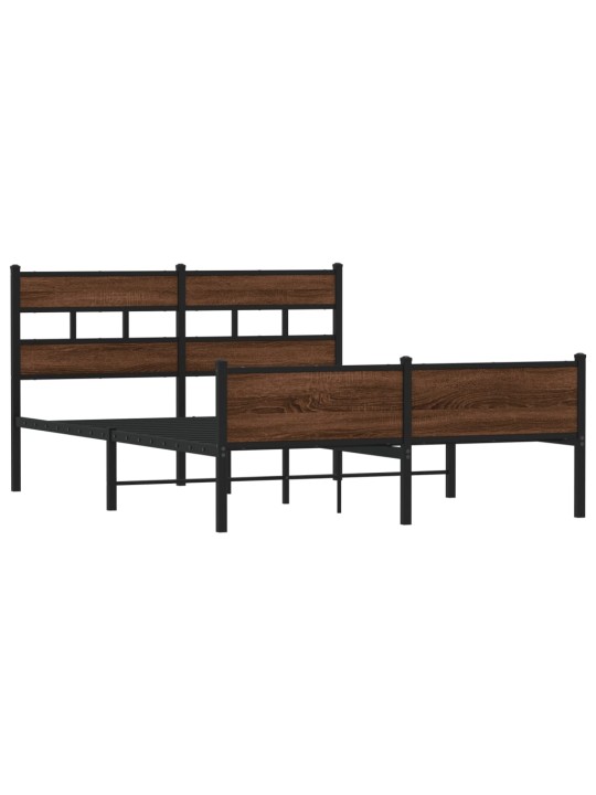 VOODIRAAM ILMA MADRATSITA PRUUN TAMM 140X200 CM TEHISPUIT