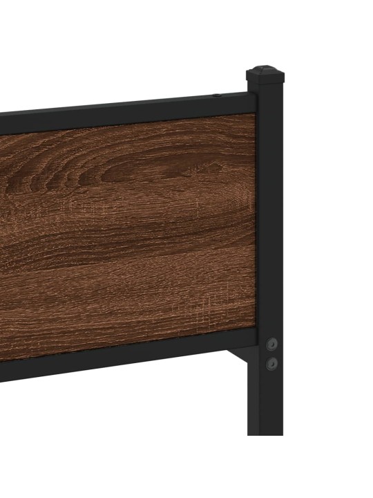 VOODIRAAM ILMA MADRATSITA PRUUN TAMM 140X200 CM TEHISPUIT