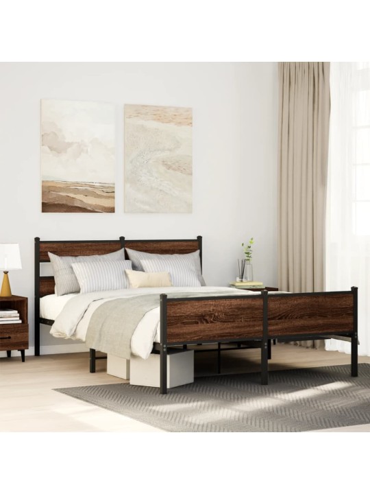 VOODIRAAM ILMA MADRATSITA PRUUN TAMM 150X200 CM TEHISPUIT