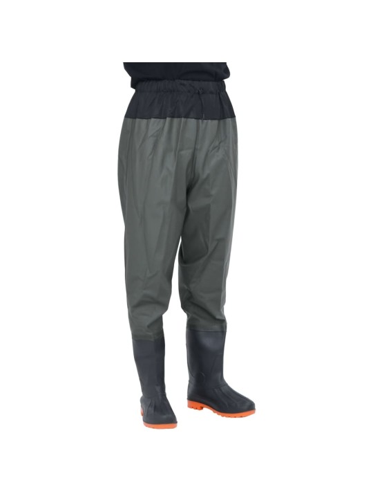 Waist waders koos saabastega, tumeroheline, suurus 39