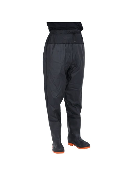 Waist waders koos saabastega, must, suurus 39