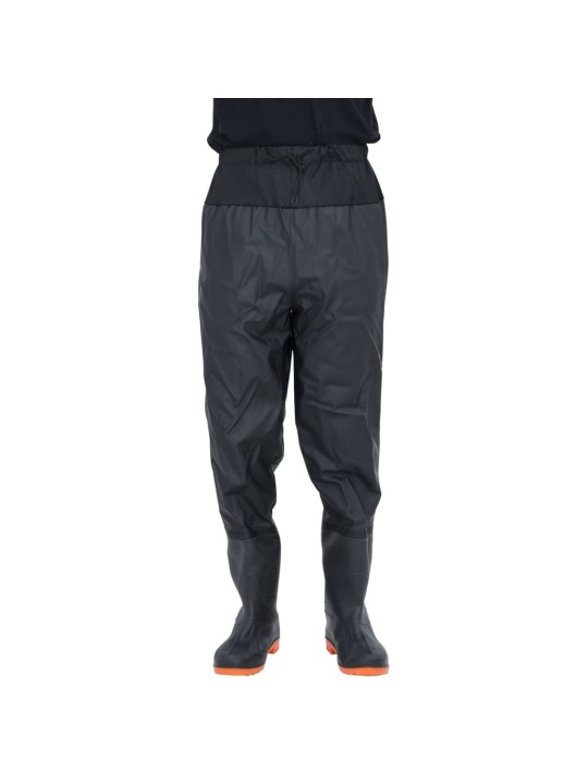 Waist waders koos saabastega, must, suurus 39