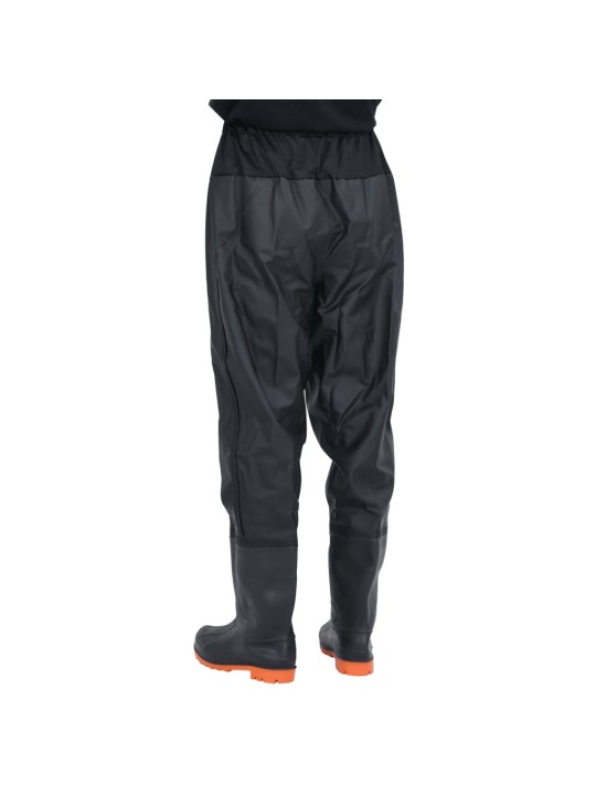 Waist waders koos saabastega, must, suurus 41