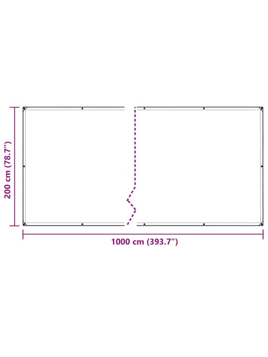 LÄBIPAISTEV AASADEGA PRESENT 2X10 M POLÜETÜLEEN