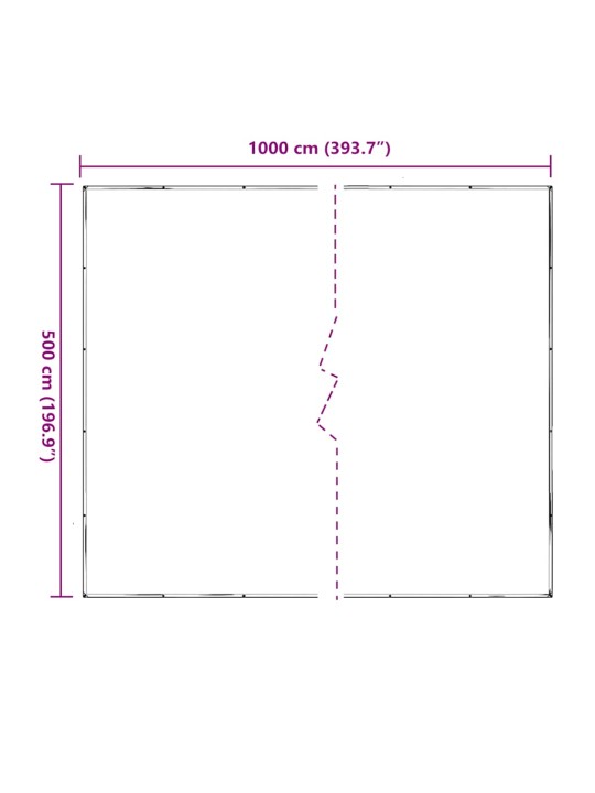LÄBIPAISTEV PRESENT AASADEGA 5X10 M POLÜETÜLEEN