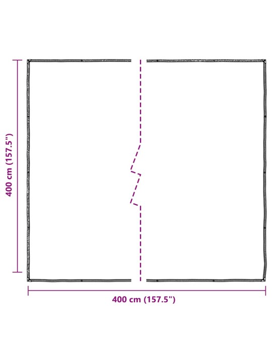 LÄBIPAISTEV PRESENT AASADEGA 4X4 M POLÜETÜLEEN