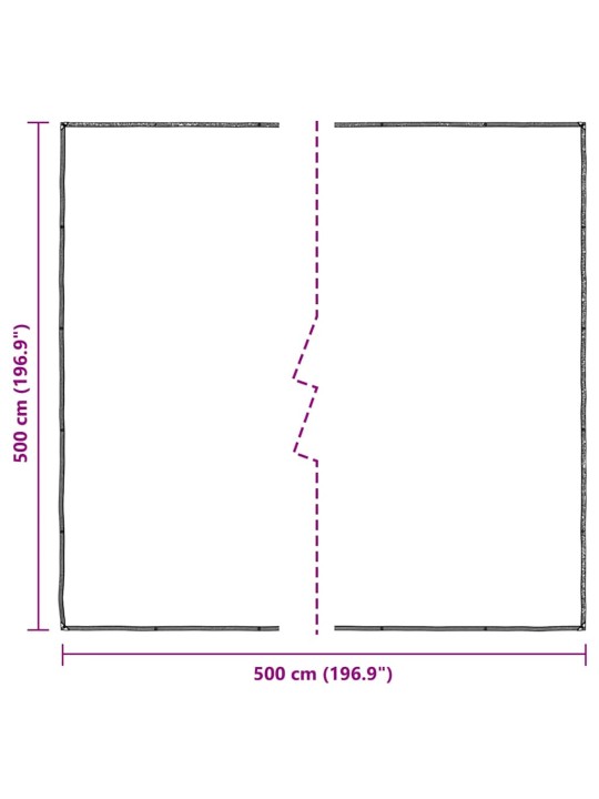 LÄBIPAISTEV PRESENT AASADEGA 5X5 M POLÜETÜLEEN