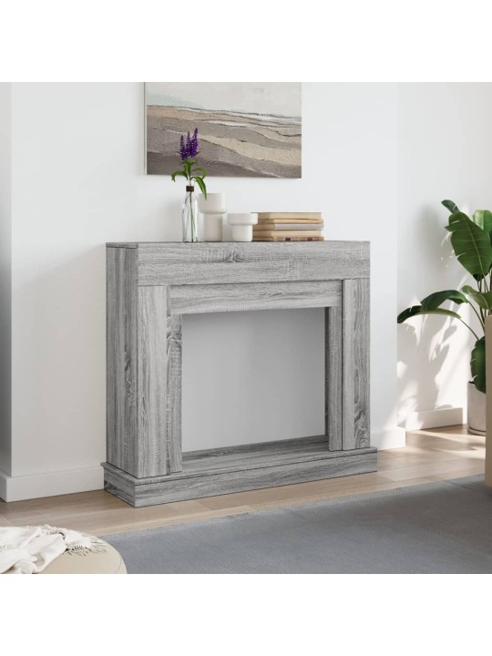 KAMINA ÜMBRITSEV OSA, HALL SONOMA TAMM 100X30X87,5 CM TEHISPUIT