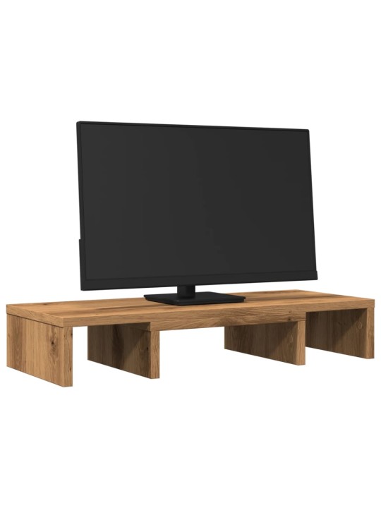 REGULEERITAV MONITORIALUS, KÄSITÖÖTAMM, 60X24X10,5 CM TEHISPUIT