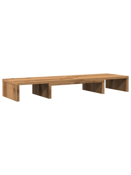REGULEERITAV MONITORIALUS, KÄSITÖÖTAMM, 80X24X10,5CM, TEHISPUIT