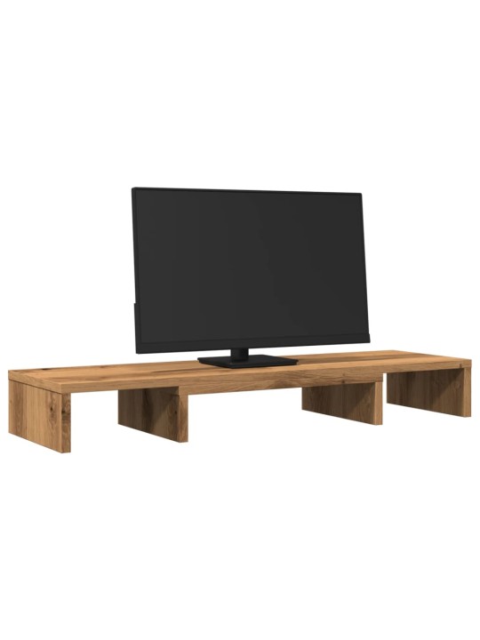 REGULEERITAV MONITORIALUS, KÄSITÖÖTAMM, 80X24X10,5CM, TEHISPUIT