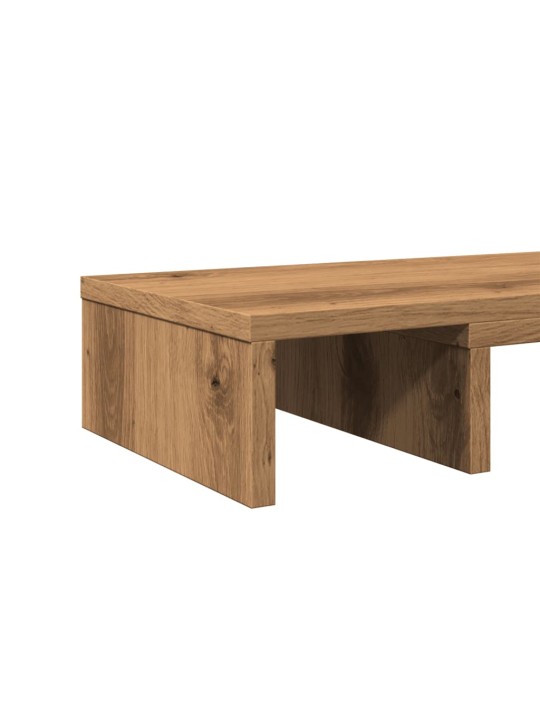 REGULEERITAV MONITORIALUS, KÄSITÖÖTAMM, 80X24X10,5CM, TEHISPUIT
