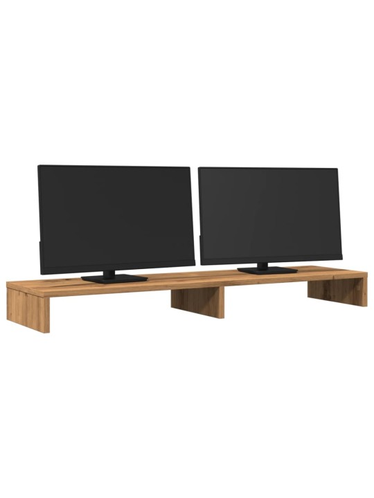 MONITORIALUS, KÄSITÖÖTAMM, 100X27X10 CM, TEHISPUIT