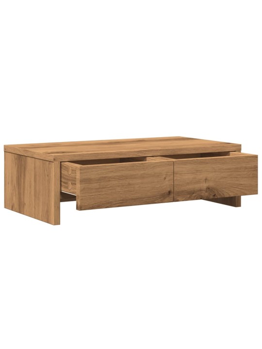 SAHTLITEGA MONITORIALUS, KÄSITÖÖTAMM, 50X27X15 CM, TEHISPUIT