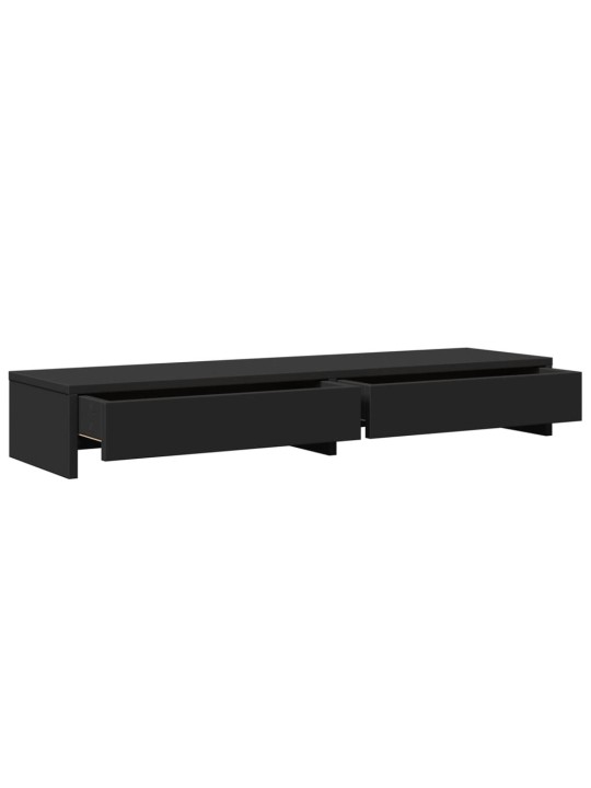 SAHTLITEGA MONITORIALUS, MUST, 100X27X15 CM, TEHISPUIT