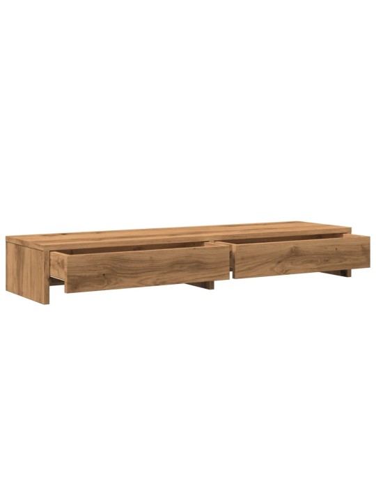 SAHTLITEGA MONITORIALUS, KÄSITÖÖTAMM, 100X27X15 CM, TEHISPUIT
